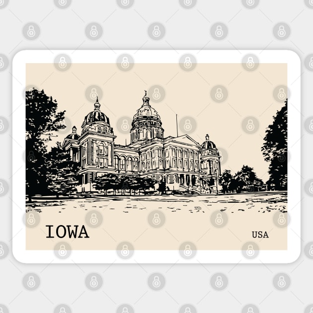 Iowa State USA Sticker by Lakeric